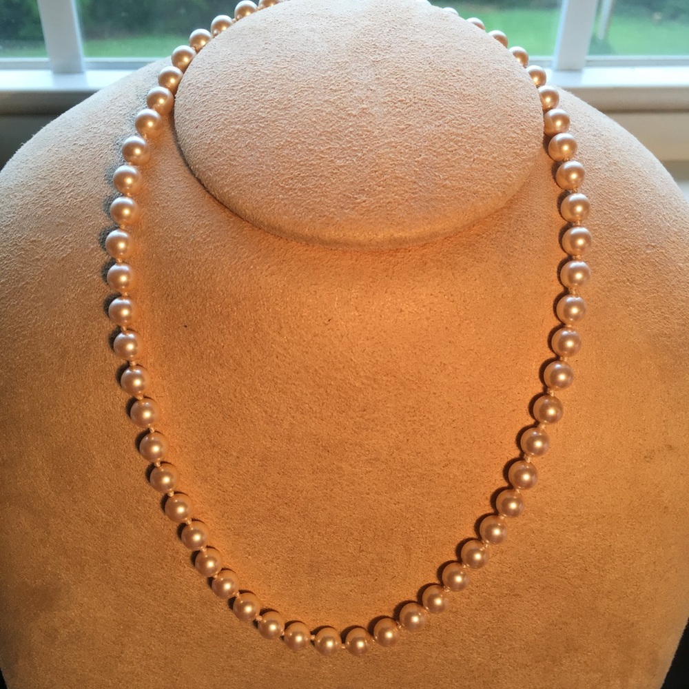 Vintage 16" Pearl Necklace by Monet